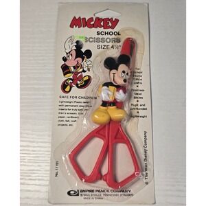 Vintage Disney Mickey Mouse Kids Scissors Stainless Steel Empire Pencil Company